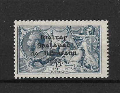 Ireland 1922 GV Ten Shillings Seahorse SG 21 mint