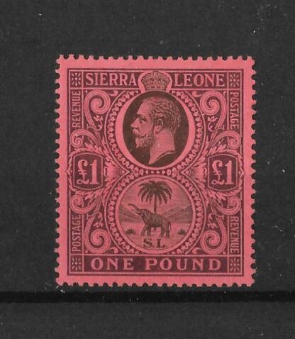 Sierra Leone 1912 GV One Pound SG 128 mint