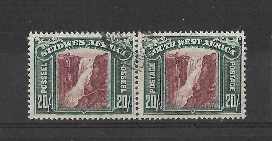 South West Africa 1931 GV Twenty Shillings SG 85 fine used H C