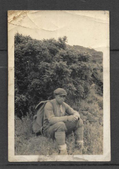 Tristan Da Cunha 1937 Norwegian Scientific Expedition photograph with cancels on back